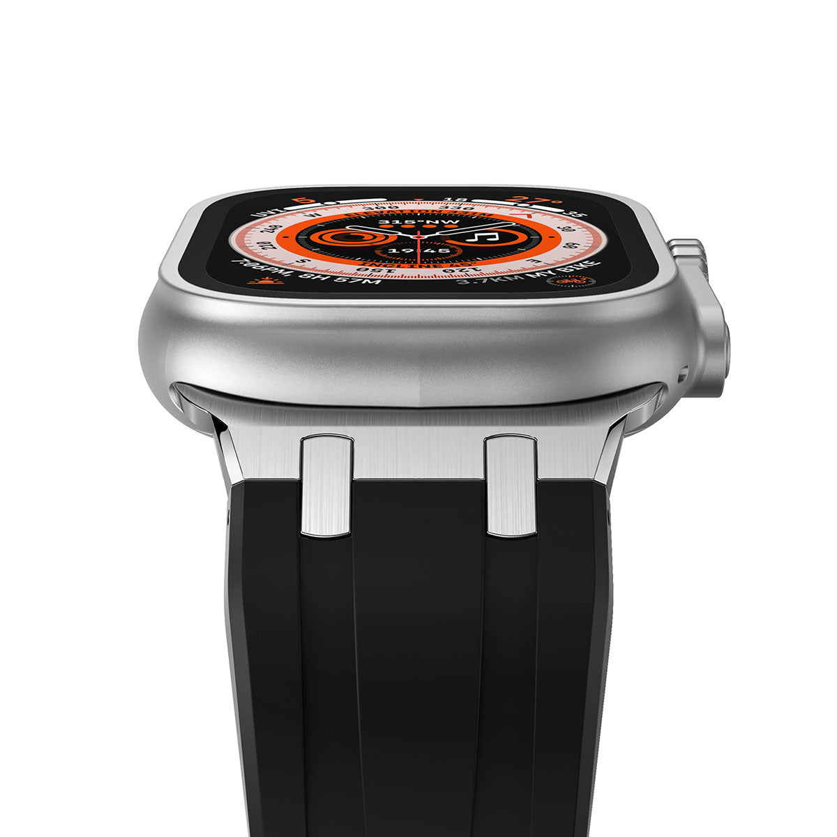 Apple Watch Ultra 49mm Zore KRD-89 Silikon Kordon Beyaz