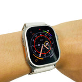 Apple Watch Ultra 49mm Zore Metal Kasa Koruyucu Saat Çerçevesi Siyah