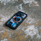 iPhone 15 Pro Kılıf Özelleştirilebilir 3 Fonksiyonlu Bluetooth Bağlantılı Bitmo Lab Bangcase Akıllı M-safe Kapak Siyah