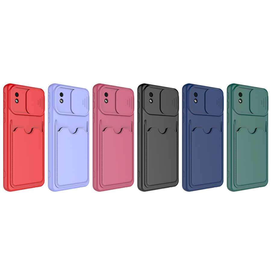 Galaxy A01 Core Kılıf Zore Kartix Kapak Lila