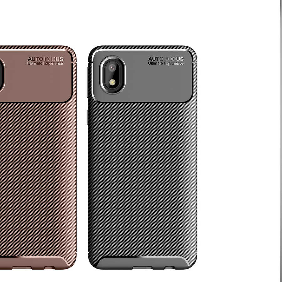 Galaxy A01 Core Kılıf Zore Negro Silikon Kapak Siyah