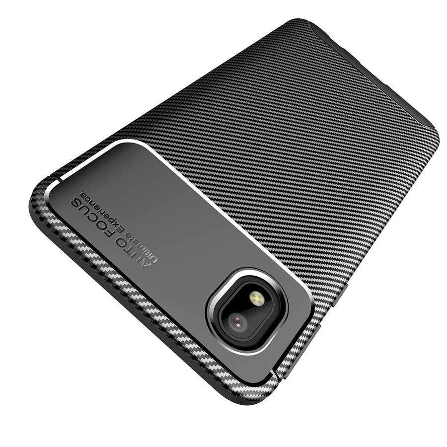 Galaxy A01 Core Kılıf Zore Negro Silikon Kapak Siyah