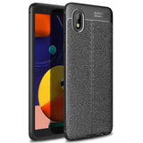 Galaxy A01 Core Kılıf Zore Niss Silikon Kapak Siyah