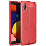 Galaxy A01 Core Kılıf Zore Niss Silikon Kapak Kırmızı