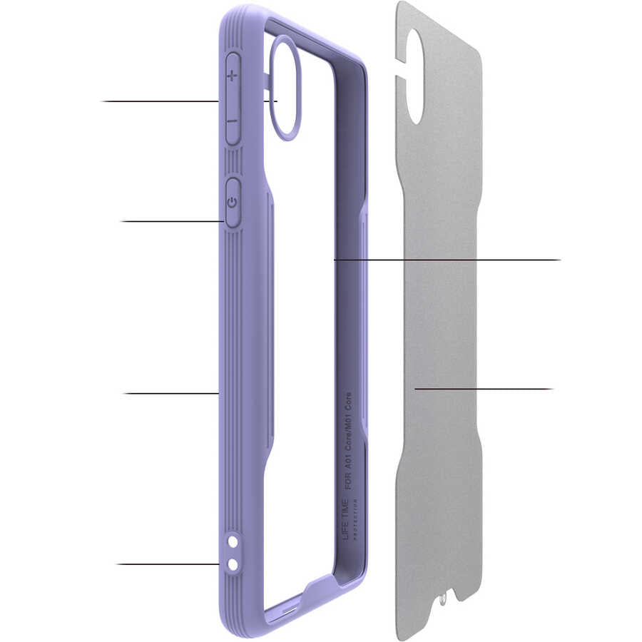 Galaxy A01 Core Kılıf Zore Parfe Kapak Koyu Yeşil