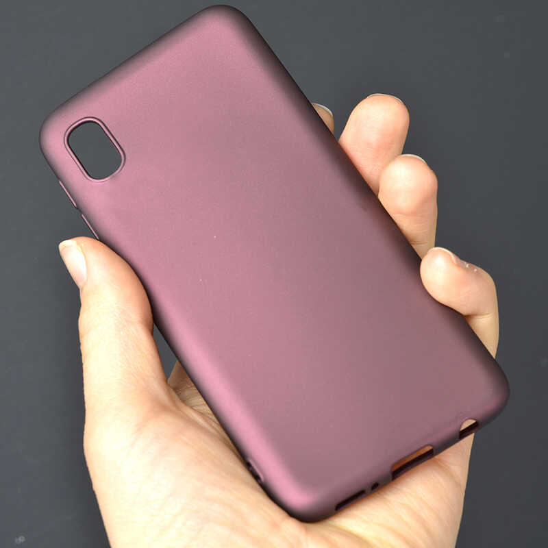 Galaxy A01 Core Kılıf Zore Premier Silikon Kapak Kırmızı