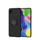 Galaxy A01 Core Kılıf Zore Ravel Silikon Kapak Siyah