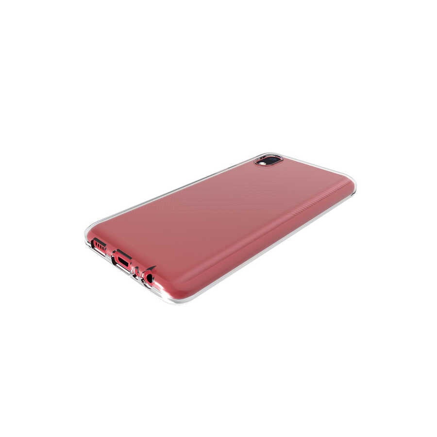 Galaxy A01 Core Kılıf Zore Süper Silikon Kapak Renksiz