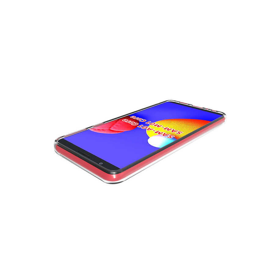 Galaxy A01 Core Kılıf Zore Süper Silikon Kapak Renksiz