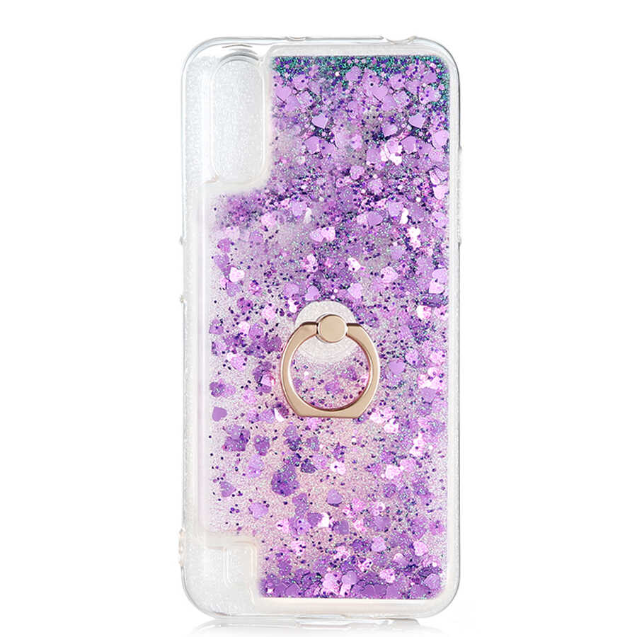 Galaxy A01 Kılıf Zore Milce Kapak Mor