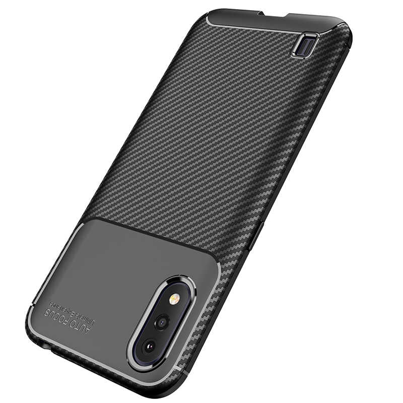 Galaxy A01 Kılıf Zore Negro Silikon Kapak Siyah