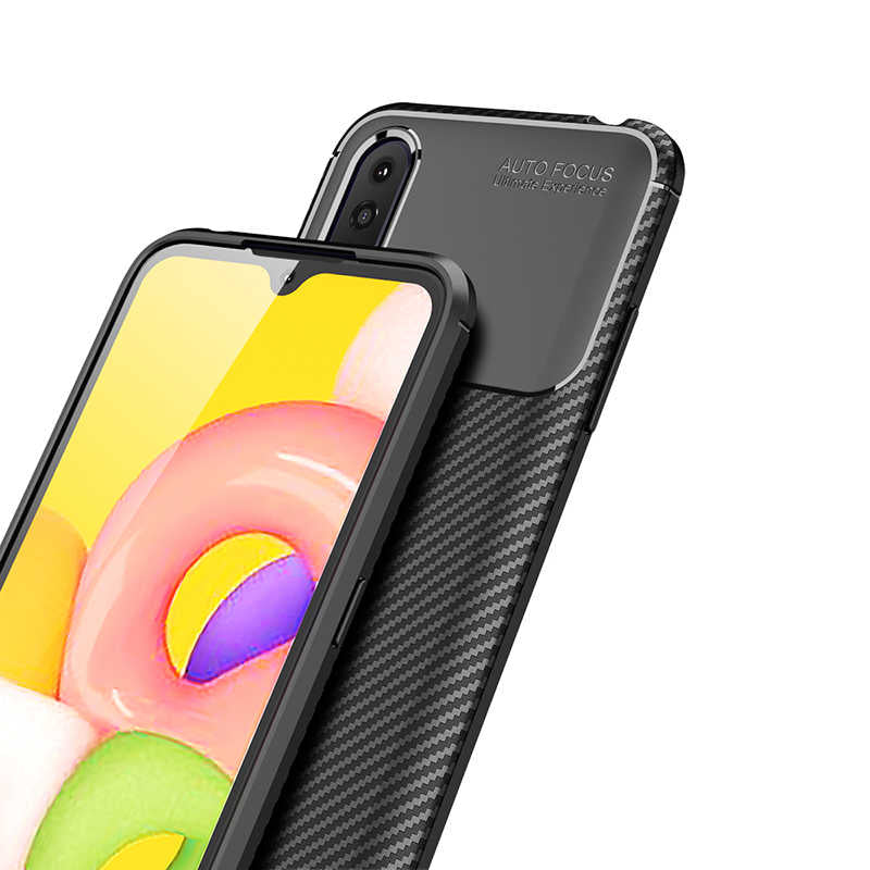 Galaxy A01 Kılıf Zore Negro Silikon Kapak Siyah