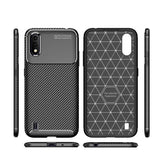 Galaxy A01 Kılıf Zore Negro Silikon Kapak Siyah