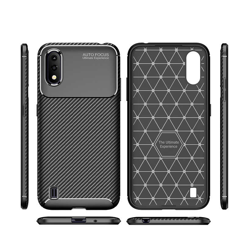 Galaxy A01 Kılıf Zore Negro Silikon Kapak Siyah