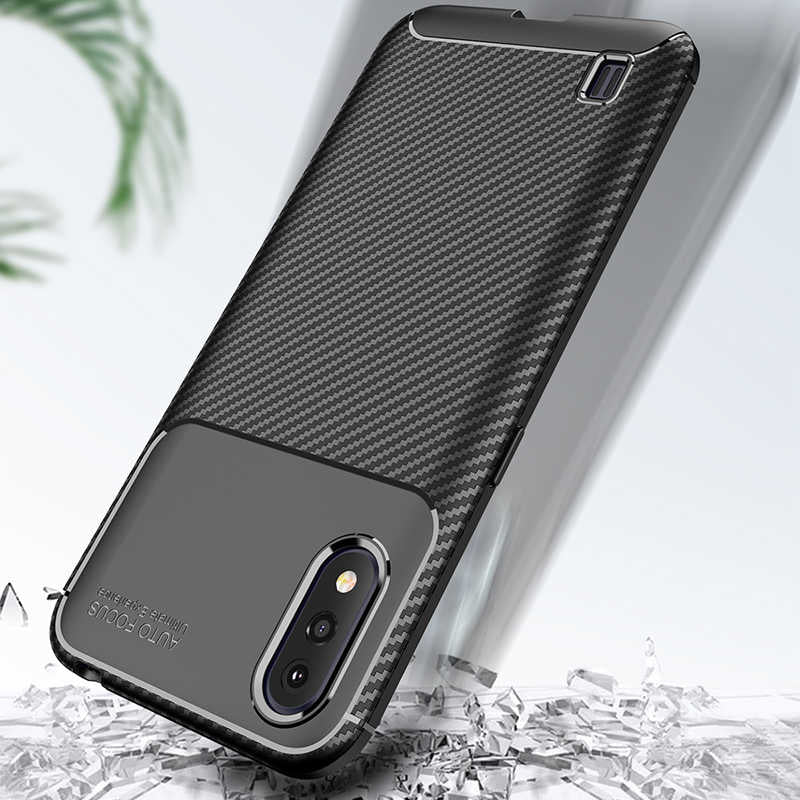 Galaxy A01 Kılıf Zore Negro Silikon Kapak Lacivert