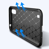 Galaxy A01 Kılıf Zore Negro Silikon Kapak Siyah