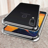 Galaxy A01 Kılıf Zore Nitro Anti Shock Silikon Renksiz