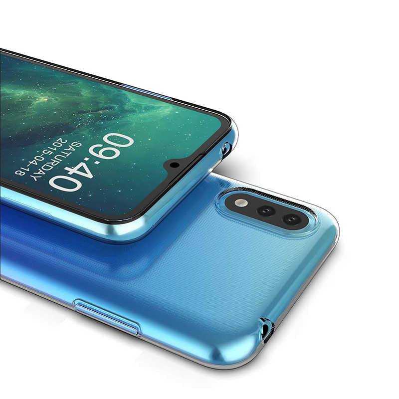 Galaxy A01 Kılıf Zore Süper Silikon Kapak Renksiz
