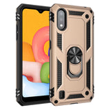 Galaxy A01 Kılıf Zore Vega Kapak Gold