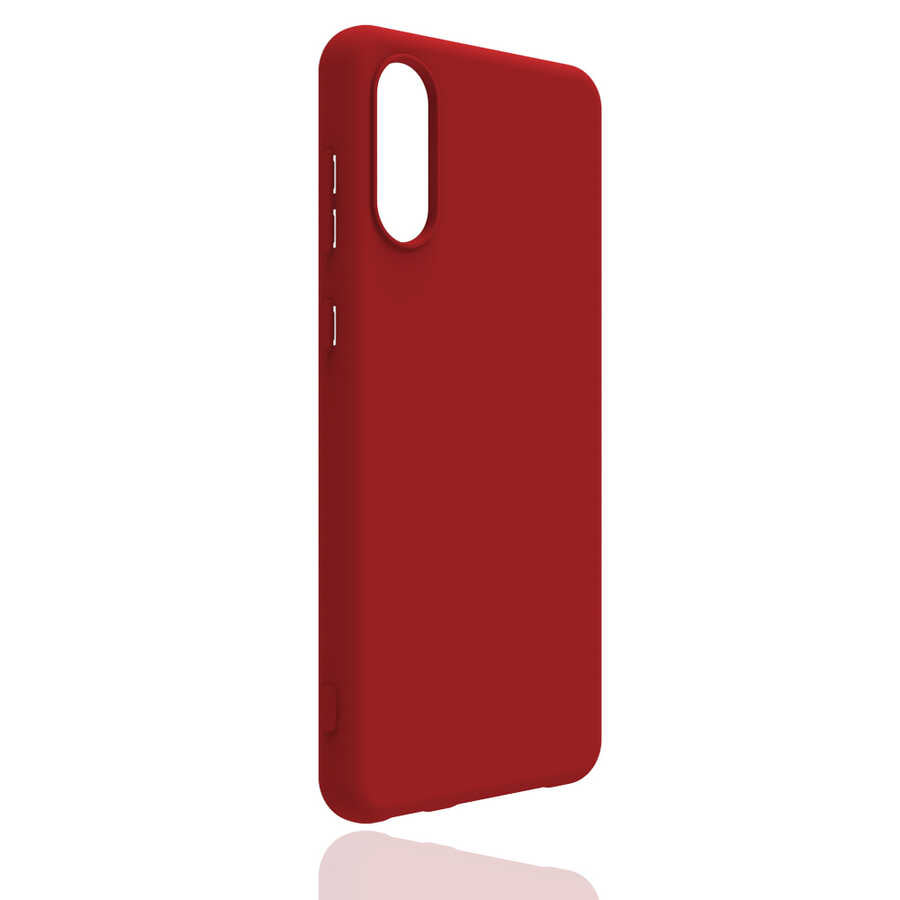 Galaxy A02 Kılıf Zore Biye Silikon Kırmızı