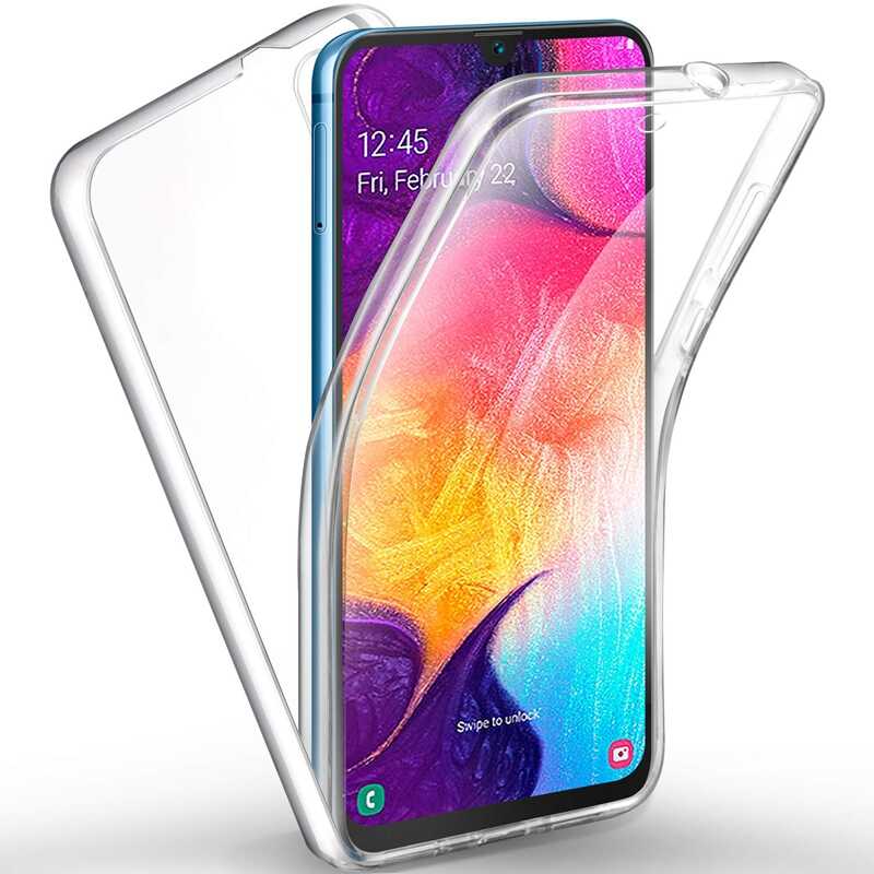 Galaxy A02 Kılıf Zore Enjoy Kapak Renksiz