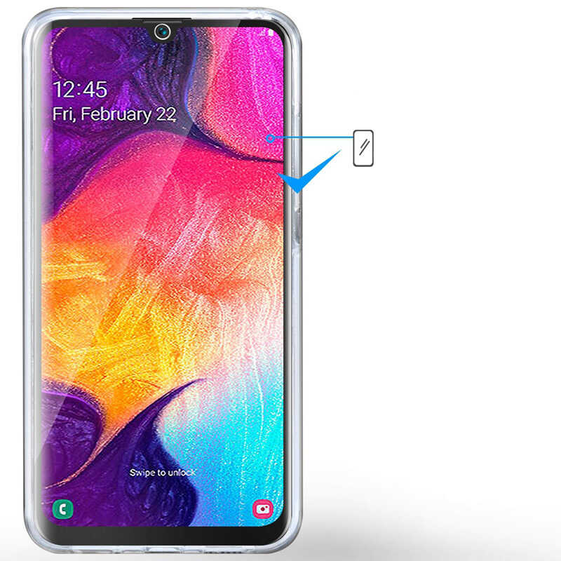 Galaxy A02 Kılıf Zore Enjoy Kapak Renksiz