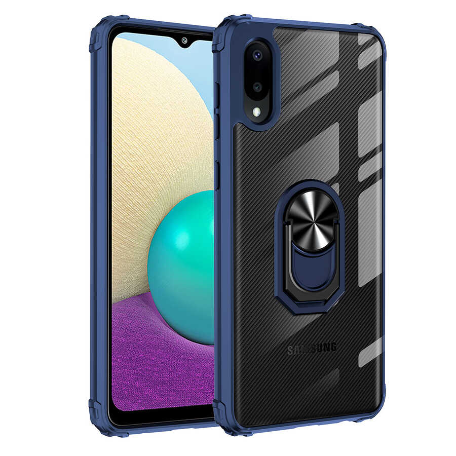 Galaxy A02 Kılıf Zore Mola Kapak Siyah