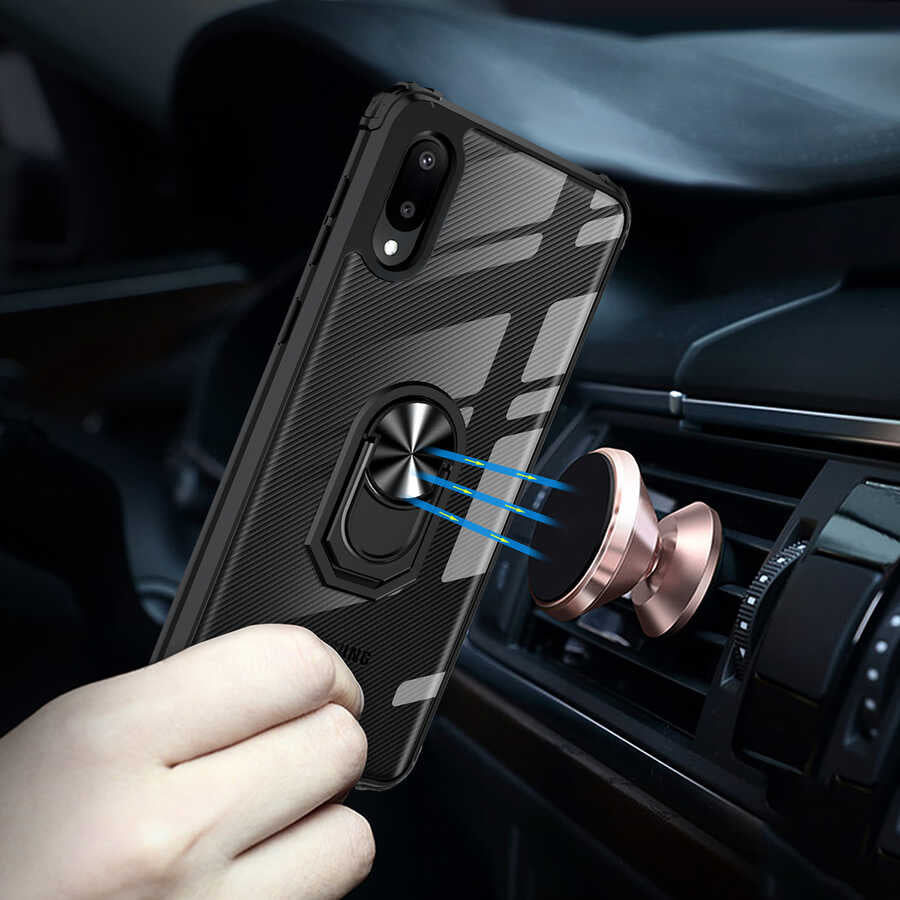 Galaxy A02 Kılıf Zore Mola Kapak Siyah