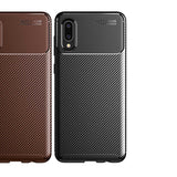 Galaxy A02 Kılıf Zore Negro Silikon Kapak Kahverengi