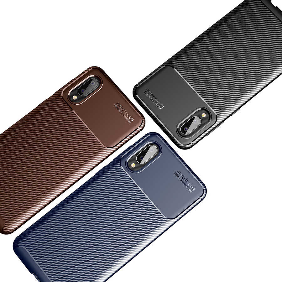 Galaxy A02 Kılıf Zore Negro Silikon Kapak Lacivert