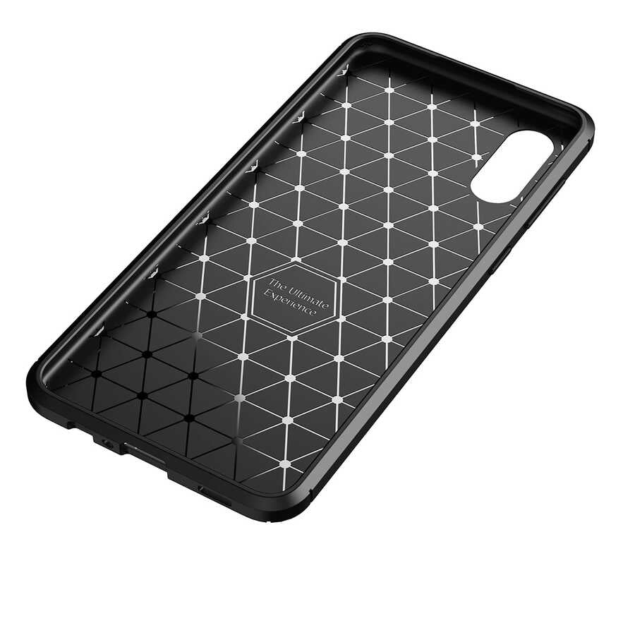 Galaxy A02 Kılıf Zore Negro Silikon Kapak Siyah