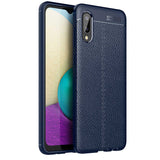 Galaxy A02 Kılıf Zore Niss Silikon Kapak Lacivert