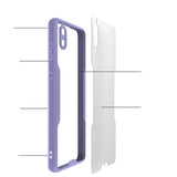 Galaxy A02 Kılıf Zore Parfe Kapak Mor