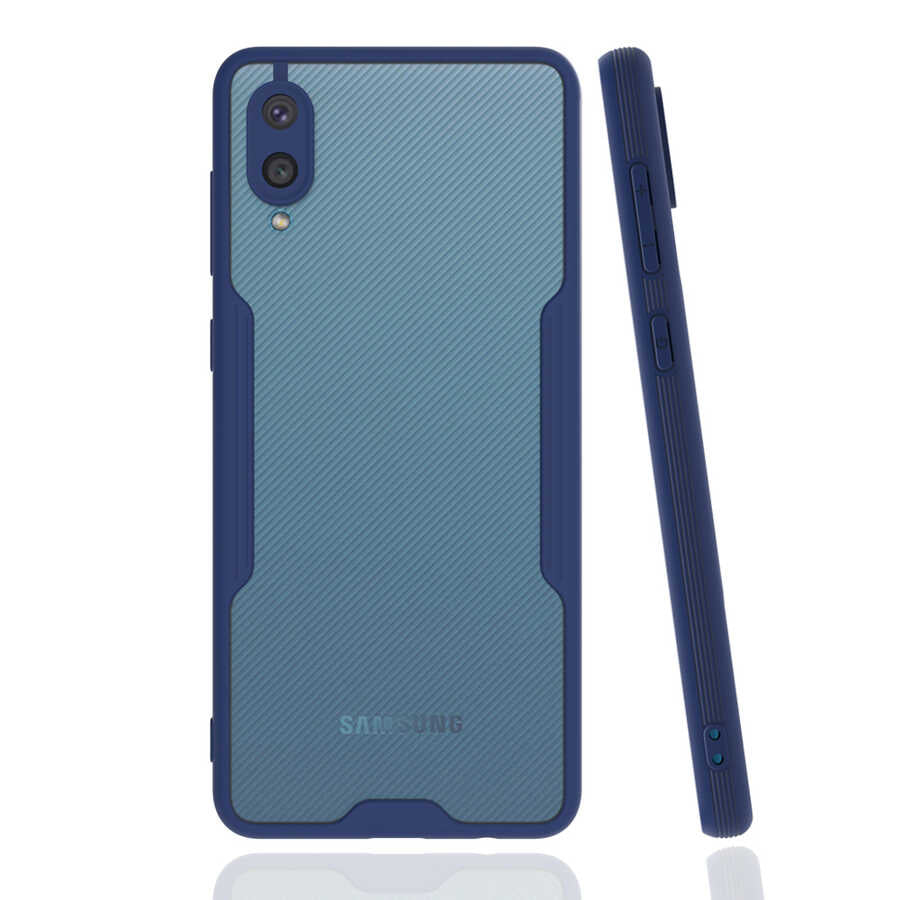 Galaxy A02 Kılıf Zore Parfe Kapak Lacivert