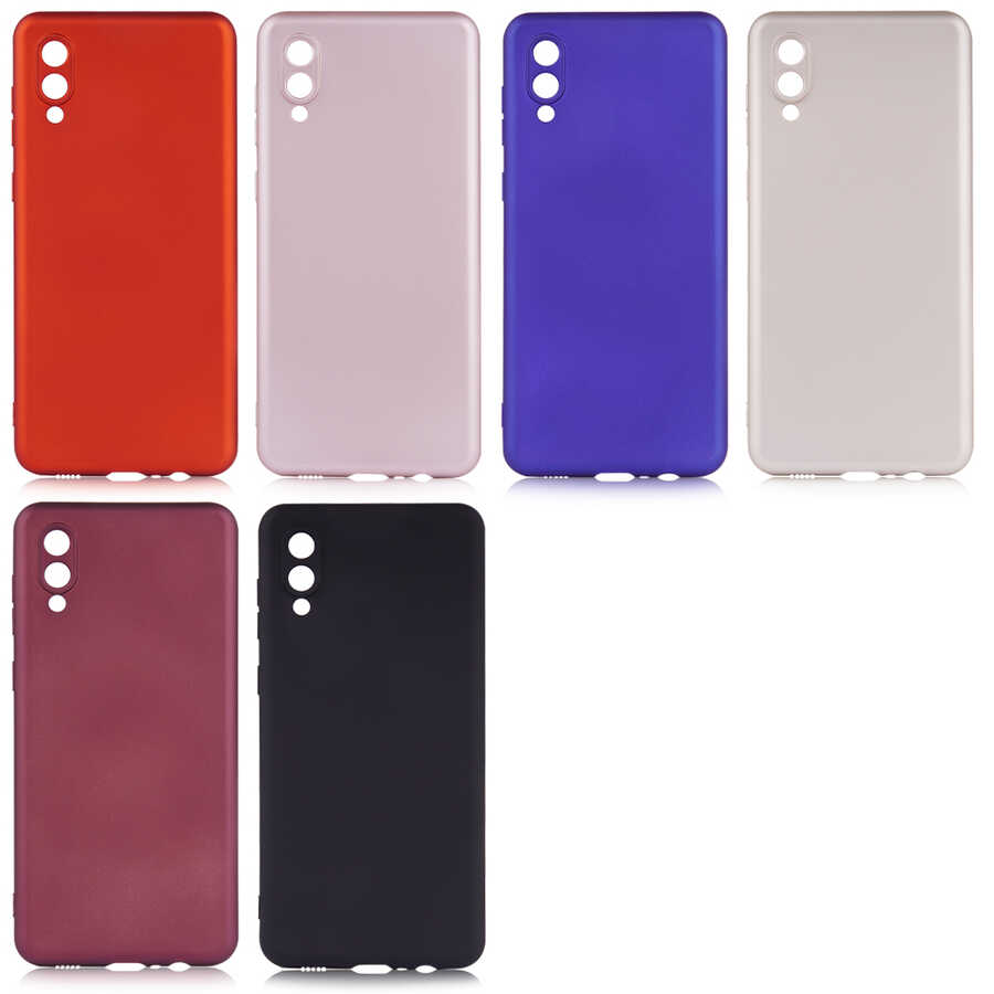 Galaxy A02 Kılıf Zore Premier Silikon Kapak Kırmızı