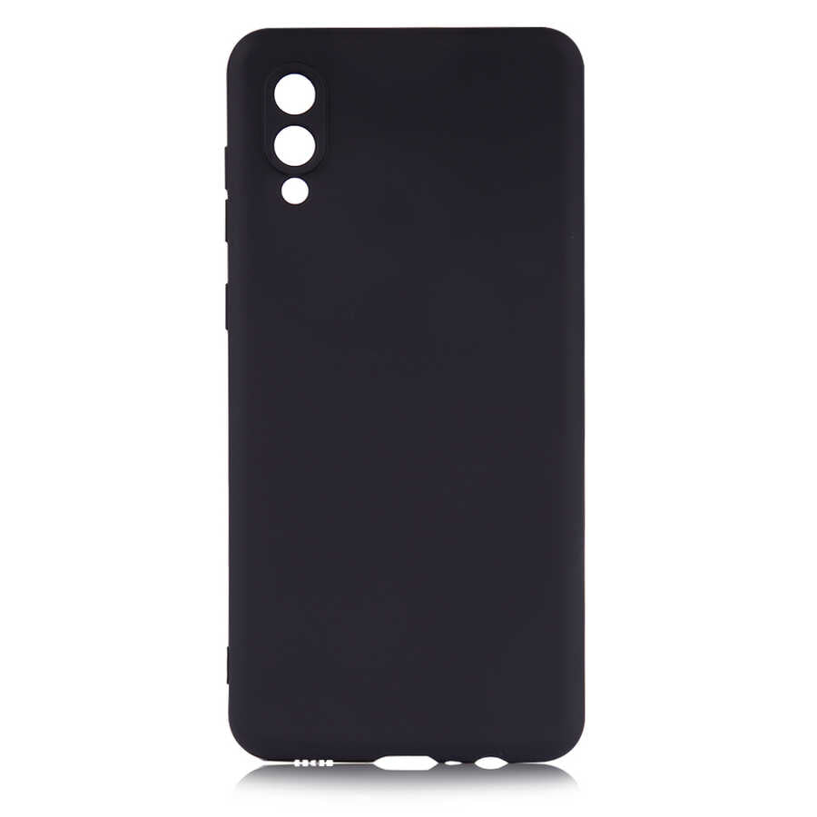 Galaxy A02 Kılıf Zore Premier Silikon Kapak Siyah