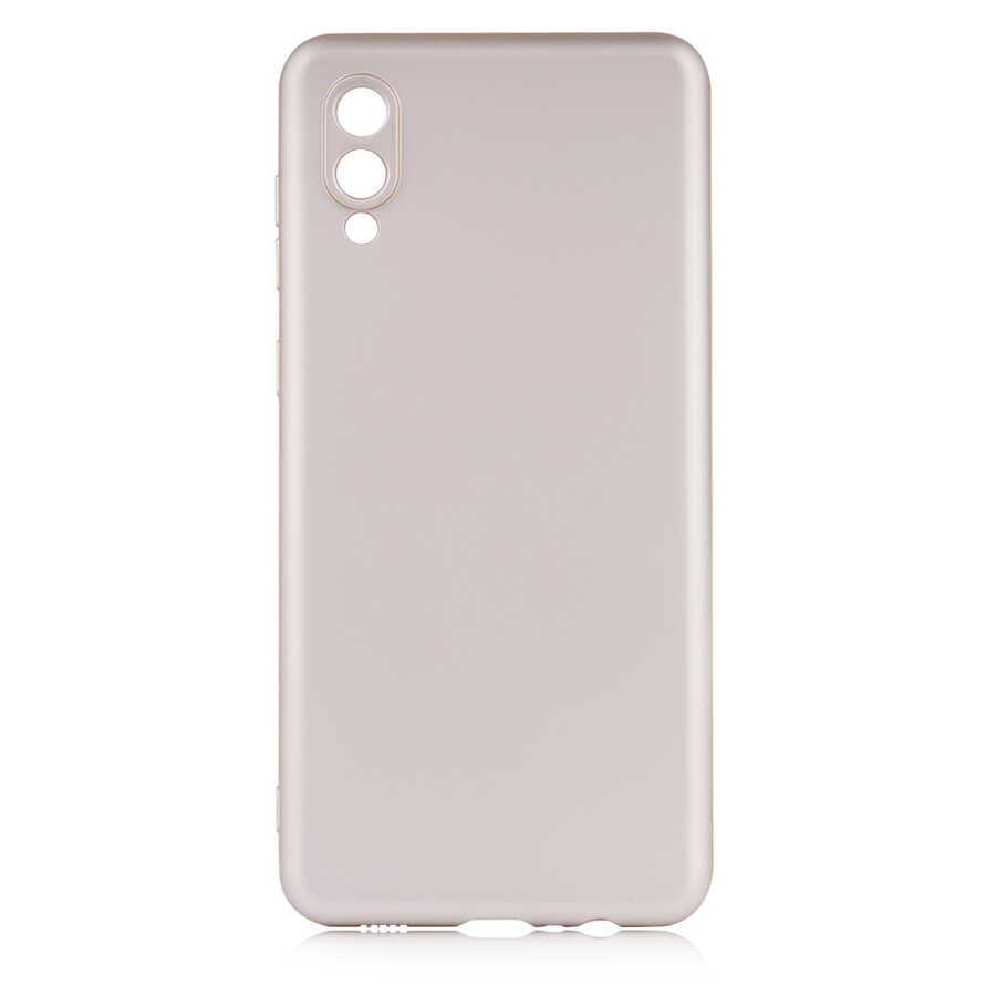 Galaxy A02 Kılıf Zore Premier Silikon Kapak Gold