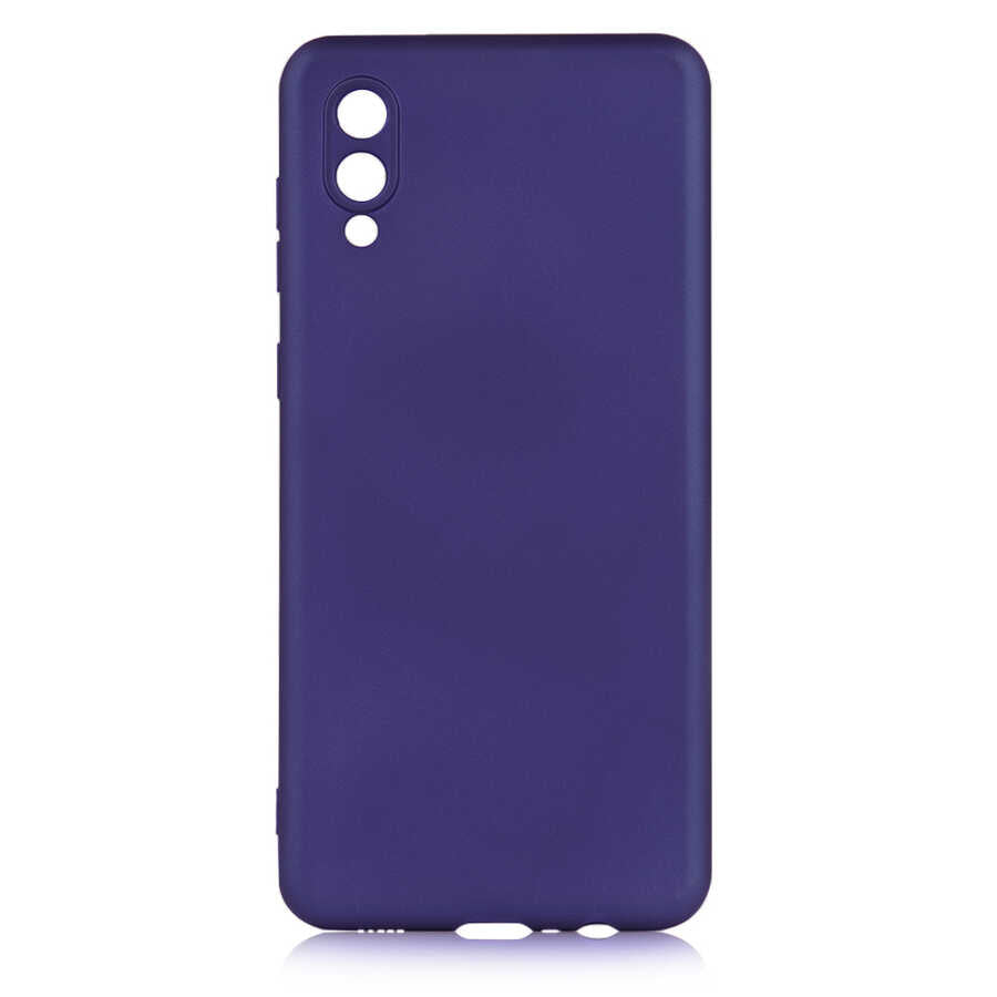 Galaxy A02 Kılıf Zore Premier Silikon Kapak Lacivert