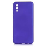 Galaxy A02 Kılıf Zore Premier Silikon Kapak Saks Mavi