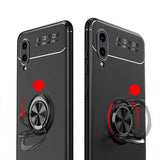 Galaxy A02 Kılıf Zore Ravel Silikon Kapak Siyah-Mavi