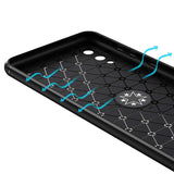 Galaxy A02 Kılıf Zore Ravel Silikon Kapak Siyah