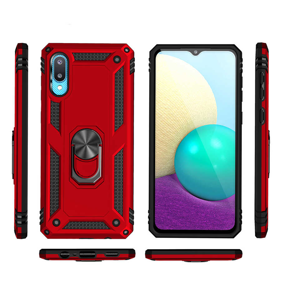 Galaxy A02 Kılıf Zore Vega Kapak Mavi