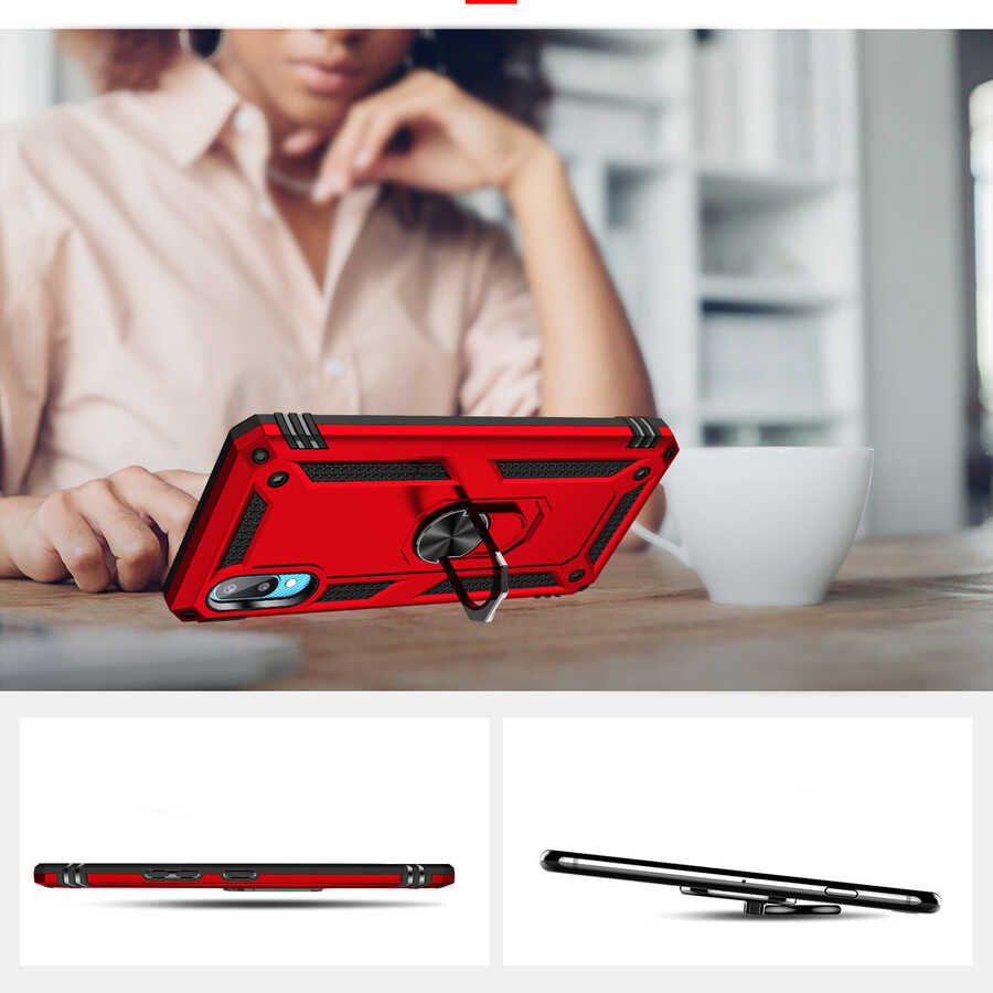Galaxy A02 Kılıf Zore Vega Kapak Gri