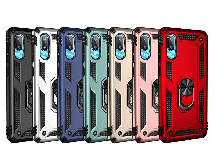 Galaxy A02 Kılıf Zore Vega Kapak Gold