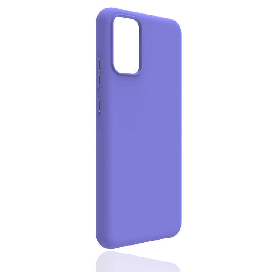 Galaxy A02S Kılıf Zore Biye Silikon Mor