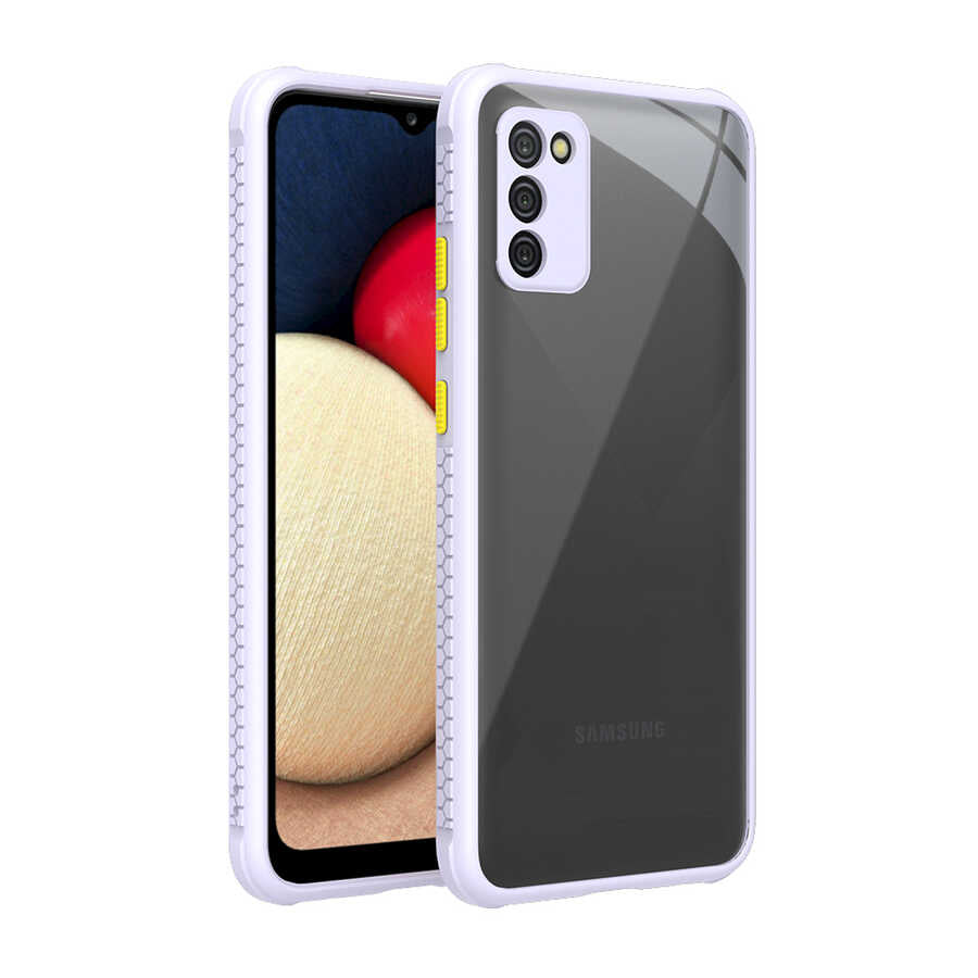 Galaxy A02S Kılıf Zore Kaff Kapak Mor