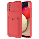 Galaxy A02S Kılıf Zore Kartix Kapak Kırmızı
