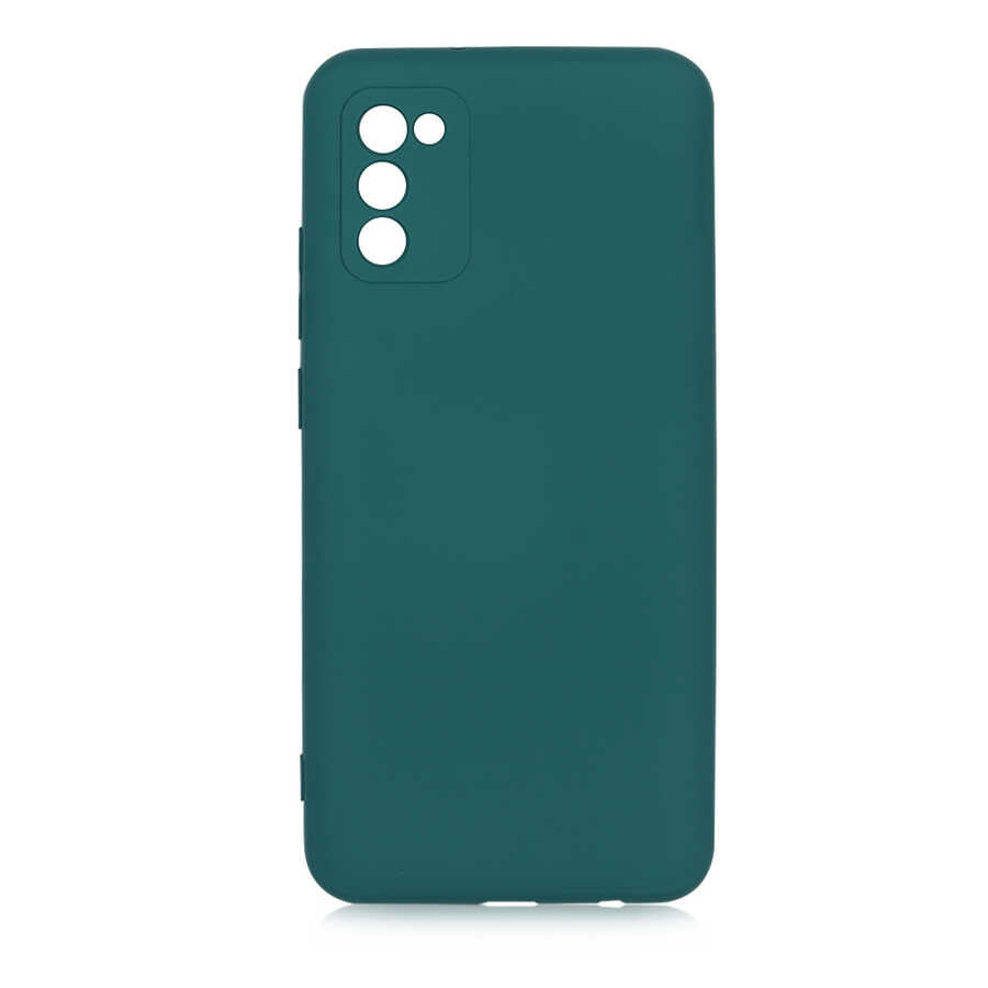 Galaxy A02S Kılıf Zore Mara Lansman Kapak Koyu Yeşil
