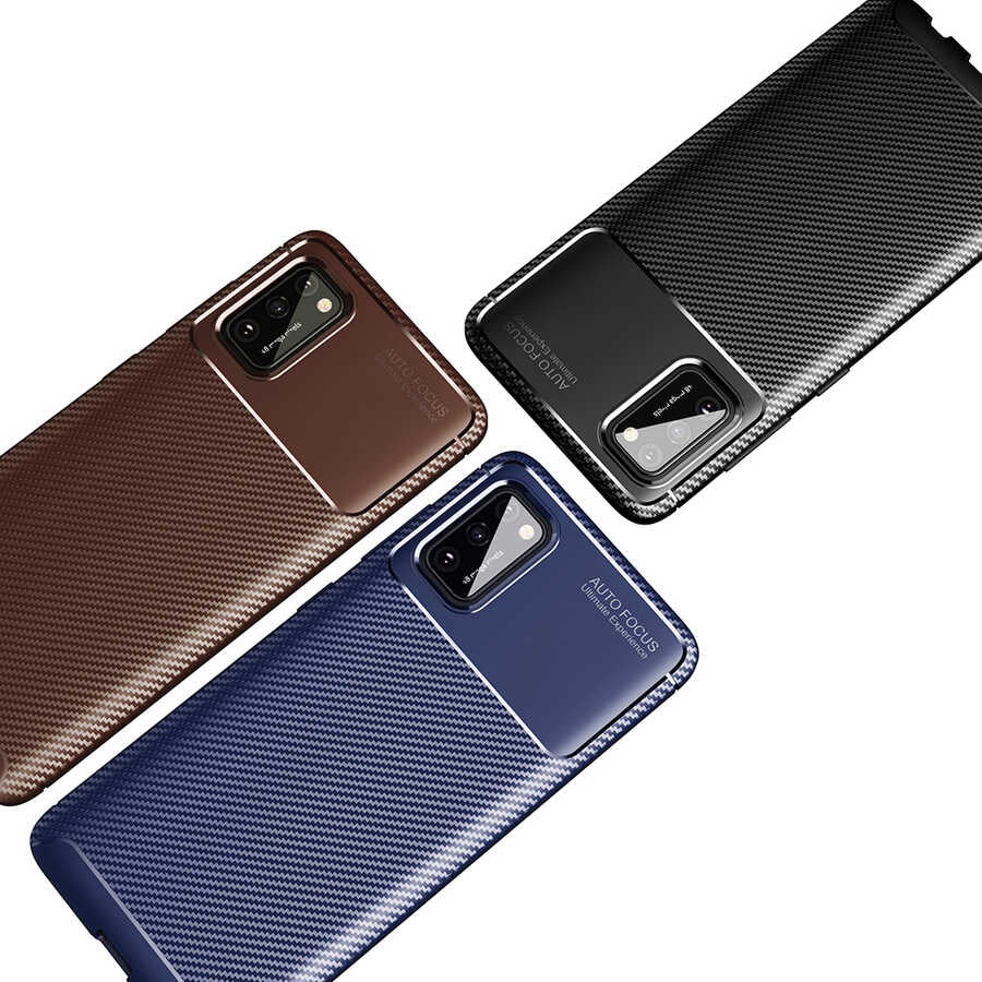 Galaxy A02S Kılıf Zore Negro Silikon Kapak Siyah