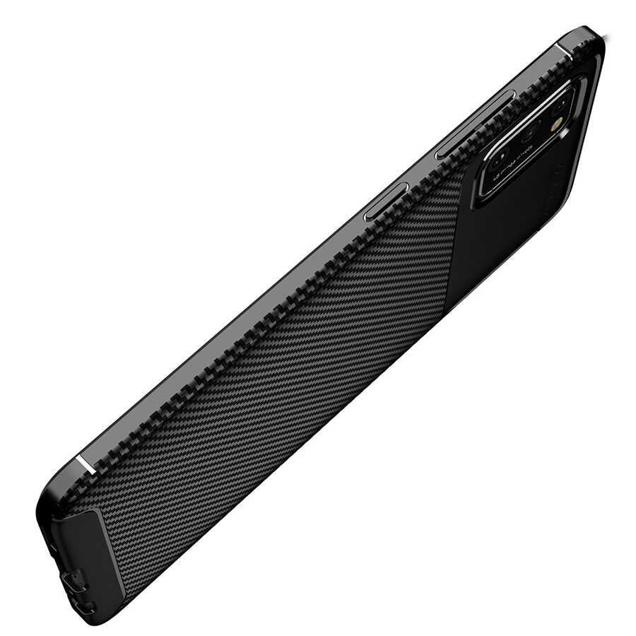 Galaxy A02S Kılıf Zore Negro Silikon Kapak Siyah